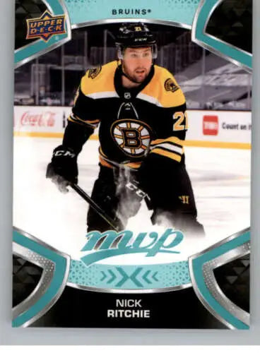 Nick Ritchie hockey card from 2021-22 Upper Deck MVP with original gloss finish