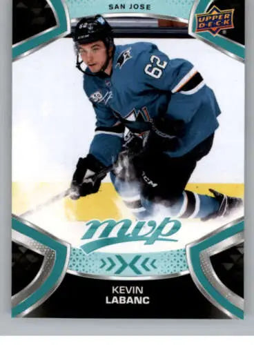 Hockey trading card 2021-22 Upper Deck MVP Kevin Labanc NM-MT original gloss finish