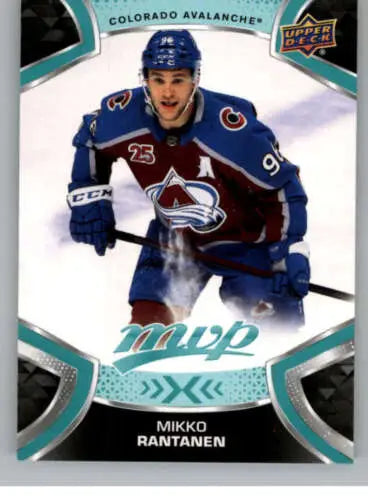 Mikko Rantanen hockey card 2021-22 Upper Deck MVP original gloss Avalanche