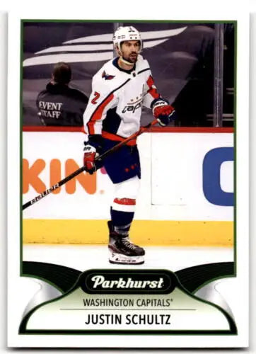 Hockey trading card of Justin Schultz in original gloss, Upper Deck Parkhurst #104