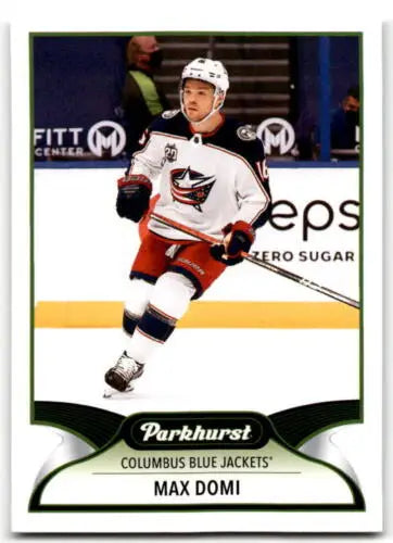 Max Domi hockey card from 2021-22 Upper Deck Parkhurst featuring original gloss finish