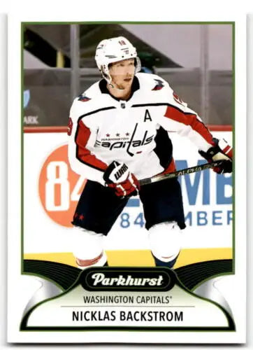 2021-22 Upper Deck Parkhurst #262 Nicklas Backstrom hockey card with original gloss