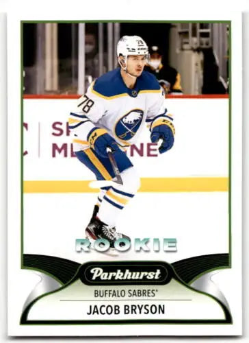 Jacob Bryson 2021-22 Upper Deck Parkhurst #302 rookie hockey card original gloss