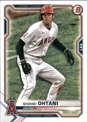 Shohei Ohtani 2021 Bowman #85 Los Angeles Angels Baseball Card NM-MT