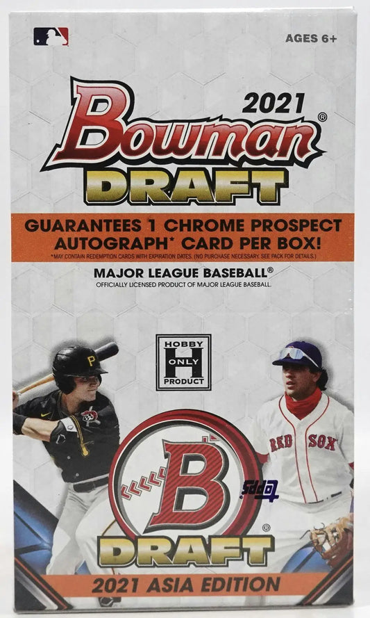 2021 Bowman Draft Asia Exclusive Hobby Box with MLB prospects baseball cards