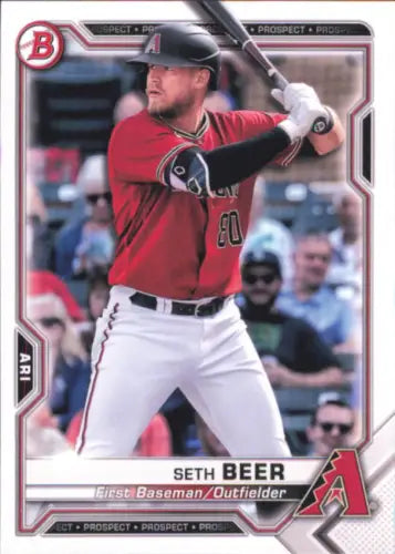 2021 Bowman Prospects BP60 Seth Beer Arizona Diamondbacks Baseball Card NM-MT