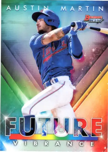 Austin Martin 2021 Bowman’s Best Future Vibrance baseball card from MLB