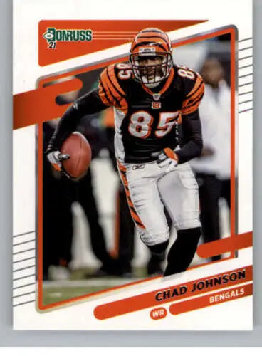 2021 Donruss #216 Chad Johnson NM-MT Bengals football card with original gloss features