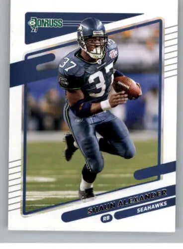 Shaun Alexander football card 2021 Donruss #36 NM-MT Seahawks original gloss quality