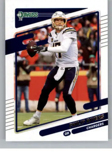 Philip Rivers football card from 2021 Donruss #71 NM-MT with original gloss finish