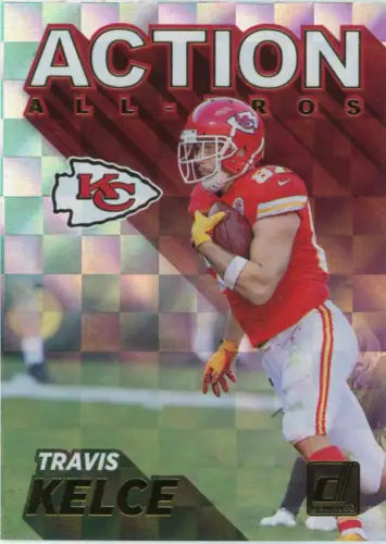 Travis Kelce 2021 Donruss Action All Pros #8 Kansas City Chiefs football card