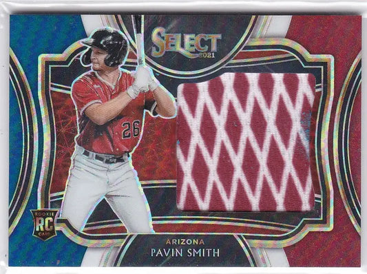 Pavin Smith Jumbo Patch trading card, Arizona Diamondbacks, 2021 Donruss #HRJS-PS