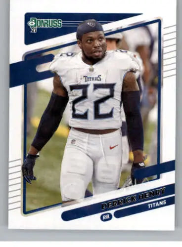 Derrick Henry football card 2021 Donruss Photo Variation NM-MT Titans original gloss