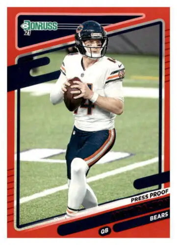 2021 Donruss Press Proof Red Andy Dalton NM-MT Bears football trading card original gloss