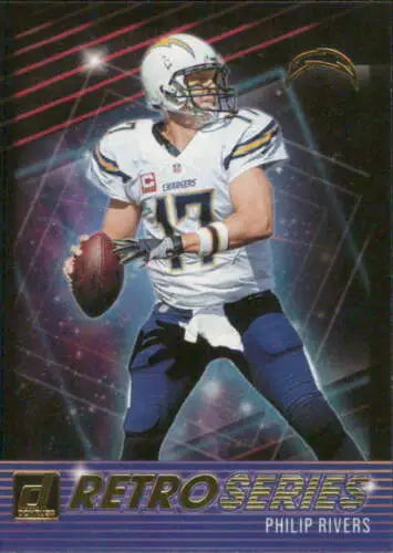 Philip Rivers football card 2021 Donruss Retro Series NM-MT Chargers with original gloss