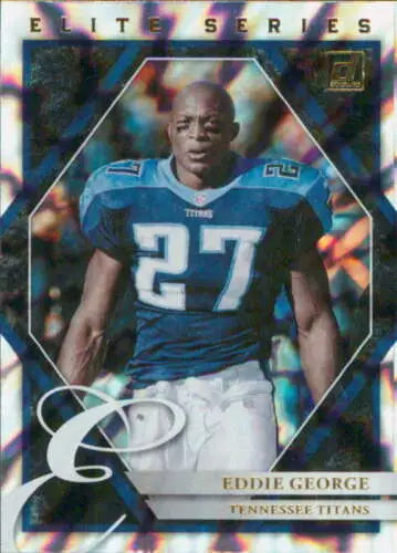 Eddie George football card 2021 Donruss Elite Series with original gloss condition