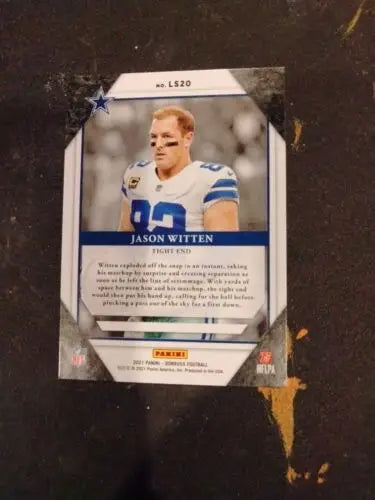 Jason Witten Panini Donruss Legends Series football card featuring Dallas Cowboys star