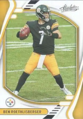 2021 Panini Absolute #94 Ben Roethlisberger NM football card with original gloss