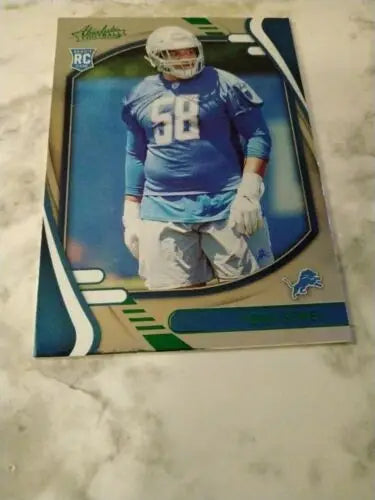 2021 Panini Absolute Football Penei Sewell Green RC Rookie Card from Lions