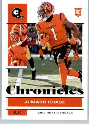 2021 Panini Chronicles Ja’Marr Chase NM-MT football card original gloss collectible