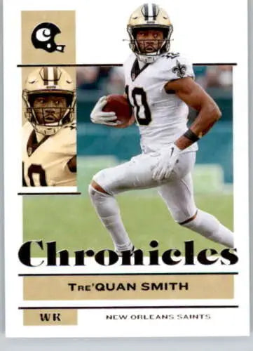 Tre’Quan Smith football card from 2021 Panini Chronicles featuring original gloss design