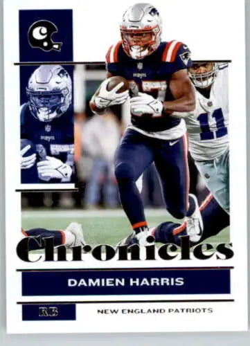 2021 Panini Chronicles #81 Damien Harris football card in original gloss condition