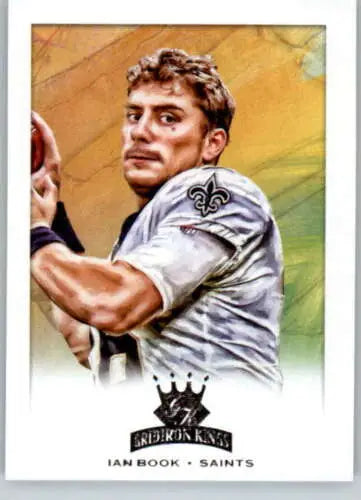 Ian Book football card from 2021 Panini Chronicles Gridiron Kings with original gloss