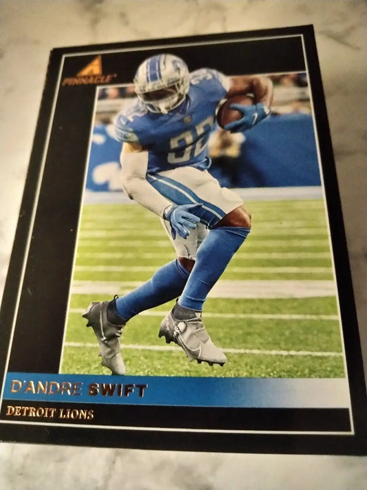 D’Andre Swift 2021 Panini Chronicles Pinnacle football card for Detroit Lions #23