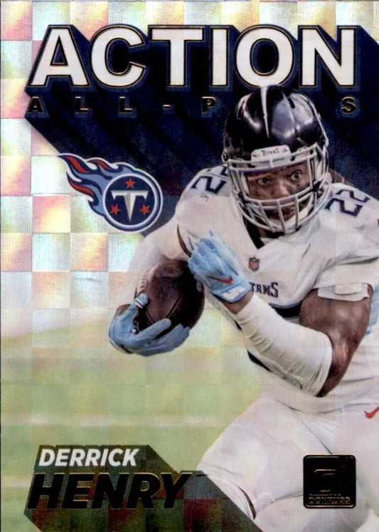 Derrick Henry Tennessee Titans 2021 Panini Donruss Action All-Pros Football Card