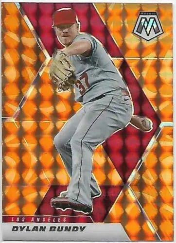 Dylan Bundy baseball card from 2021 Panini Mosaic with original gloss NM-MT Angels