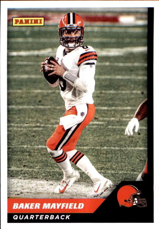 Baker Mayfield Cleveland Browns NFL Sticker from 2021 Panini NFL collection