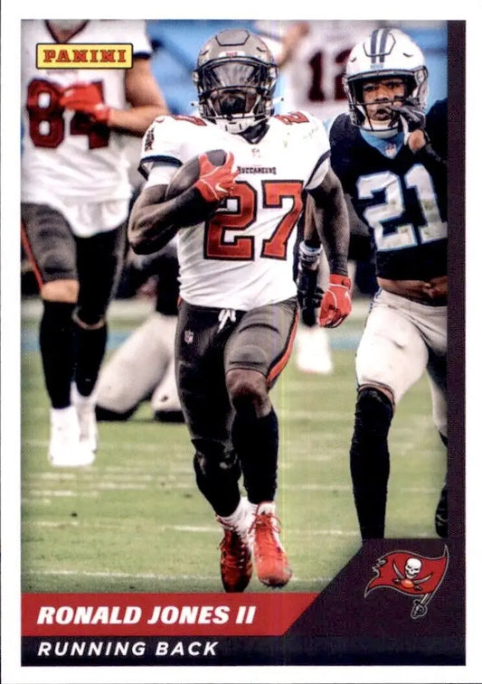 Ronald Jones II football card from 2021 Panini NFL Sticker collection, Tampa Bay Buccaneers