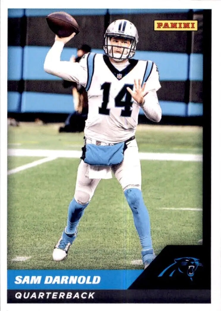 Sam Darnold 2021 Panini NFL Sticker and Card for Carolina Panthers #11 Football