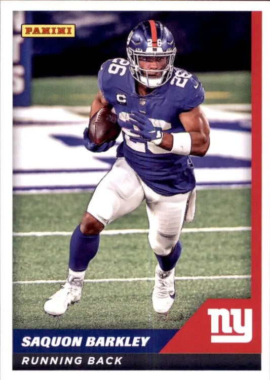 Saquon Barkley New York Giants #54 Panini NFL Sticker and Card collectible image