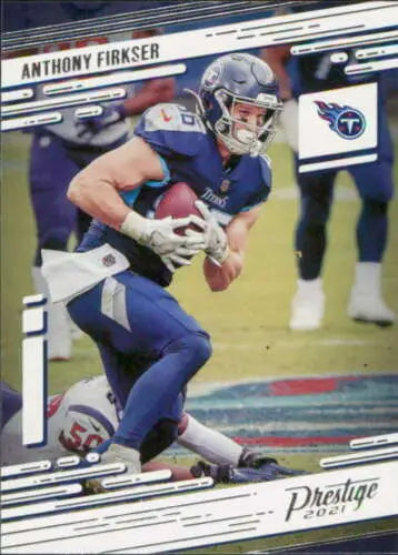 Anthony Firkser football card 2021 Panini Prestige NM-MT Titans original gloss finish