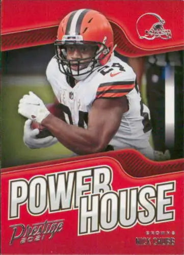 2021 Panini Prestige Power House #13 Nick Chubb NM-MT Browns original gloss football card