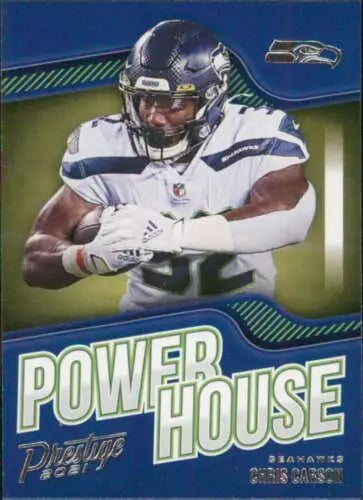 2021 Panini Prestige Power House #19 Chris Carson NM-MT Seahawks original gloss card