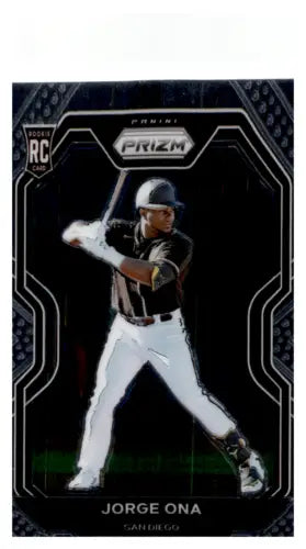 2021 Panini Prizm #209 Jorge Ona baseball card featuring original gloss quality