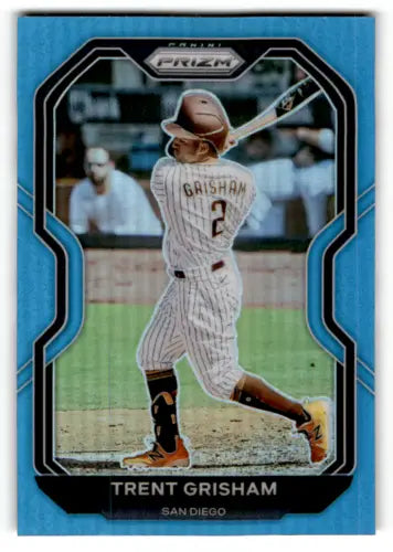 Trent Grisham baseball card 2021 Panini Prizm Carolina Blue original gloss NM-MT Padres