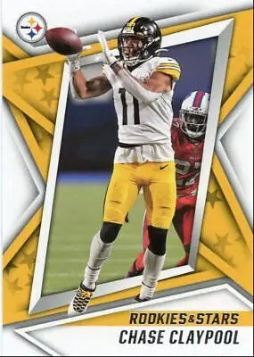 Chase Claypool 2021 Panini Rookies & Stars Pittsburgh Steelers football card #24