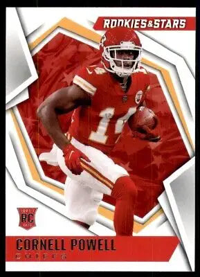 Cornell Powell Rookie Kansas City Chiefs card from 2021 Panini Rookies & Stars collection