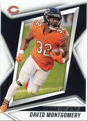 David Montgomery 2021 Panini Rookies & Stars Chicago Bears football card #53