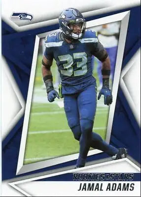 Jamal Adams football card from 2021 Panini Rookies & Stars Seattle Seahawks #38