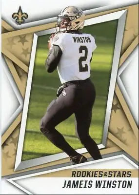 Jameis Winston football card from 2021 Panini Rookies & Stars New Orleans Saints #9