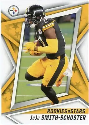 JuJu Smith-Schuster football card from 2021 Panini Rookies & Stars Pittsburgh Steelers