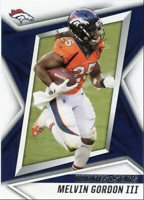 Melvin Gordon III football card from 2021 Panini Rookies & Stars San Diego Chargers