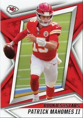 Patrick Mahomes II football card from 2021 Panini Rookies & Stars, Kansas City Chiefs