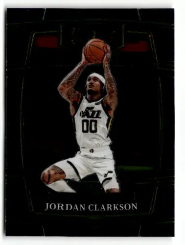 Jordan Clarkson basketball card from 2021 Panini Select Blue, original gloss condition