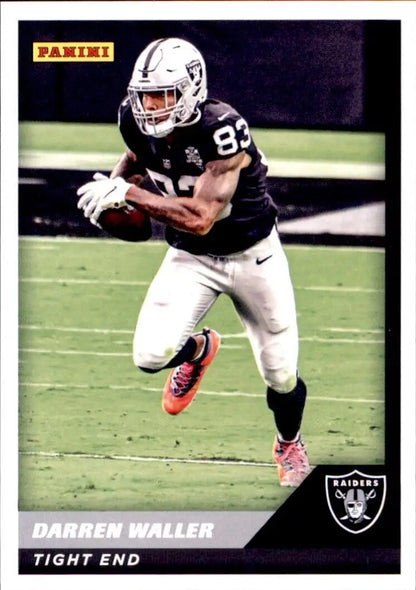 2021 Panini Darren Waller football card for Las Vegas Raiders #55 in sticker collection