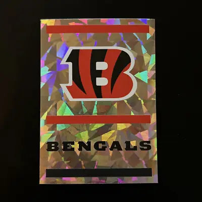 Cincinnati Bengals holographic sticker from 2021 Panini Stickers NFL card collection